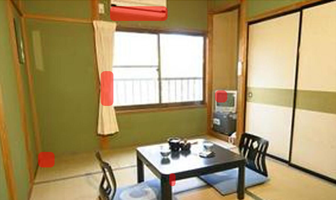 トコジラミの生息場所(和室)